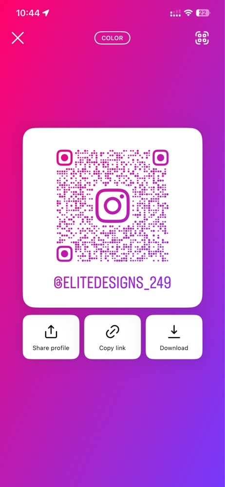 رمز QR لحساب إنستغرام ELITEDESIGNS_249